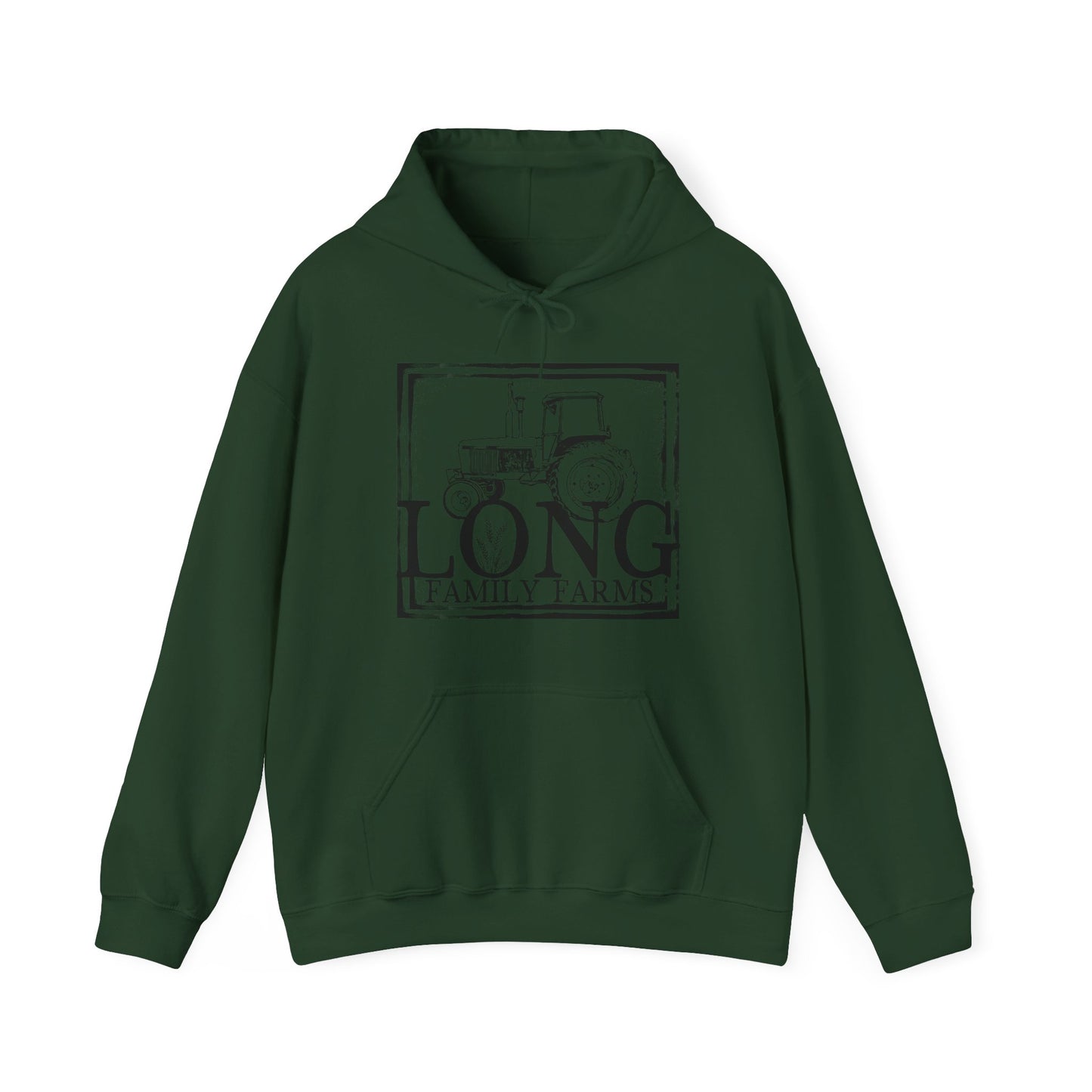 Tractor Print Hooded Sweatshirt (ADULT)