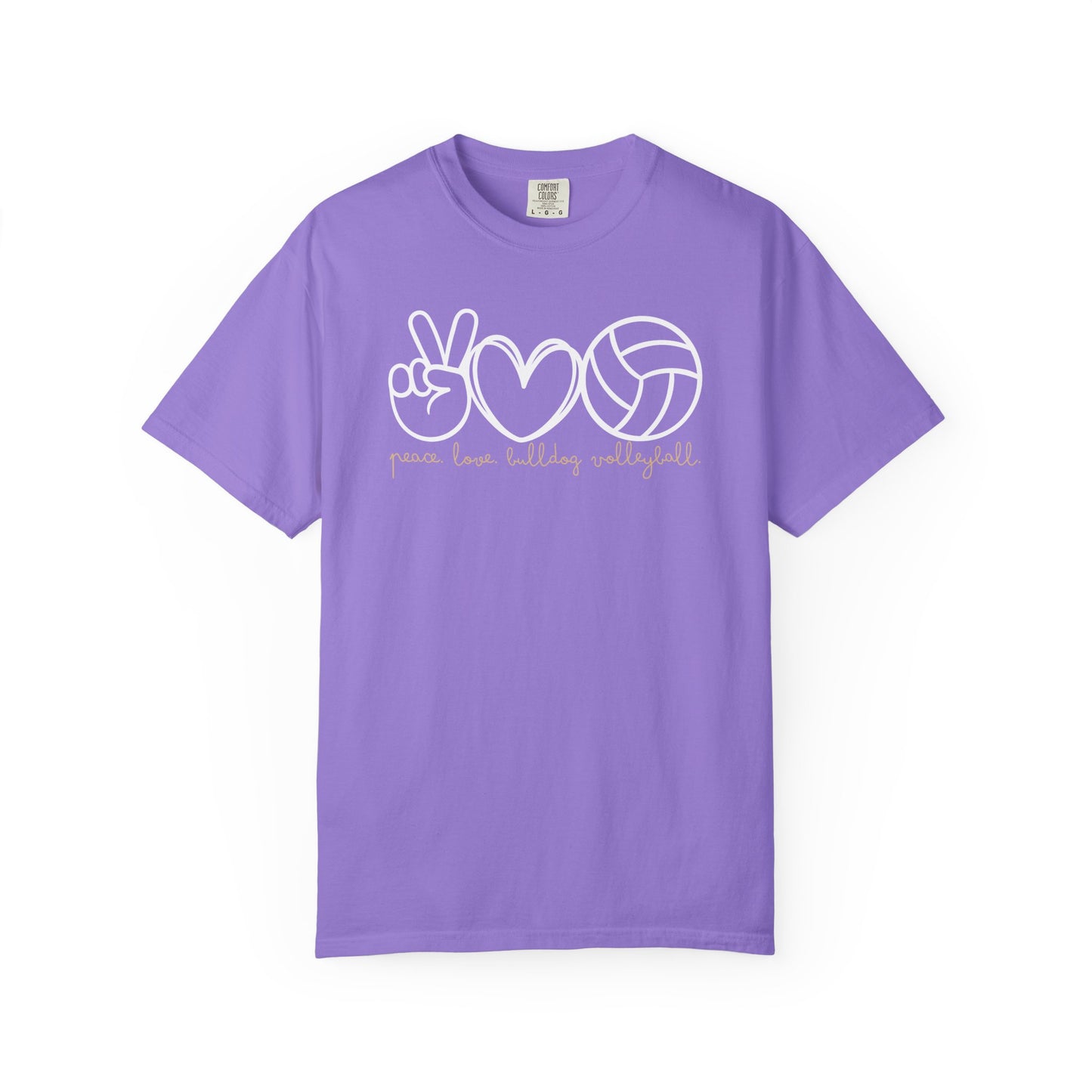 Ada Bulldogs Volleyball Comfort Colors T-Shirt