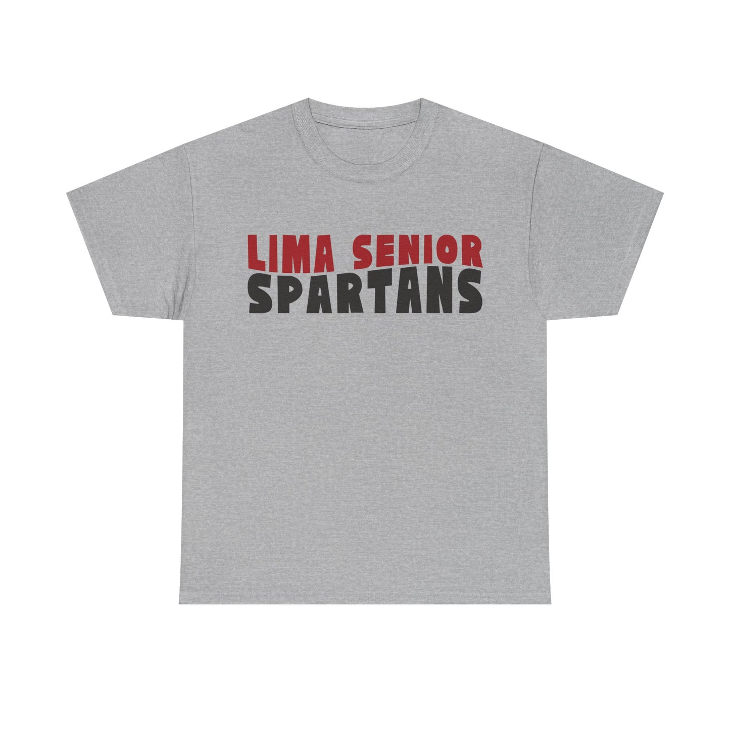 Lima Senior Spartans  Heavy Cotton T-shirt