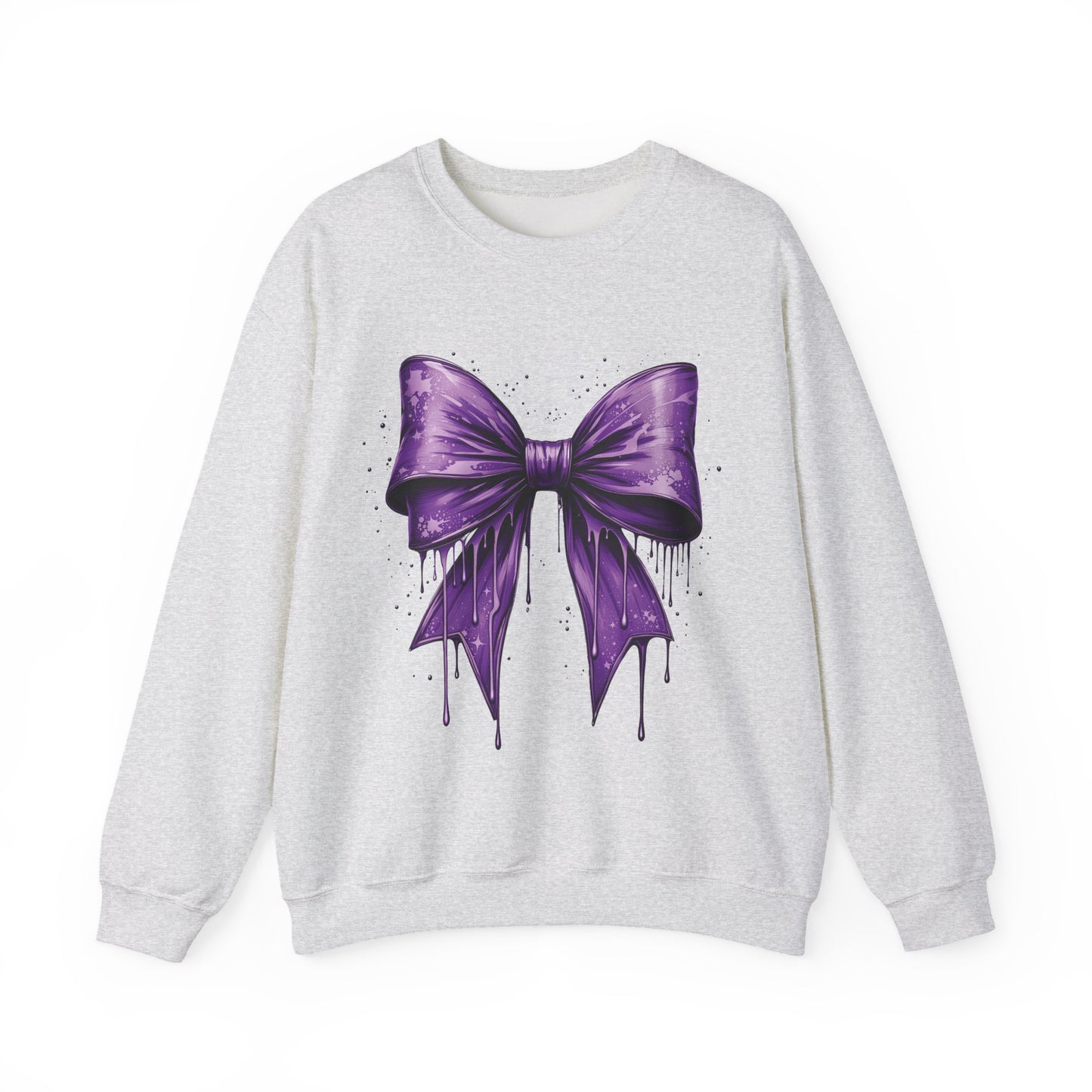 Purple Bow Sweatshirt