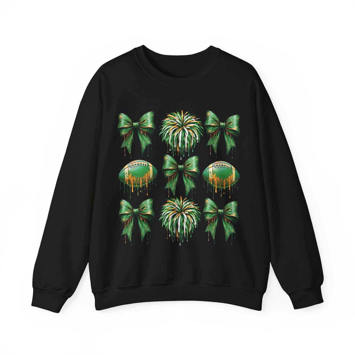 Green and Yellow Bows Sweatshirt