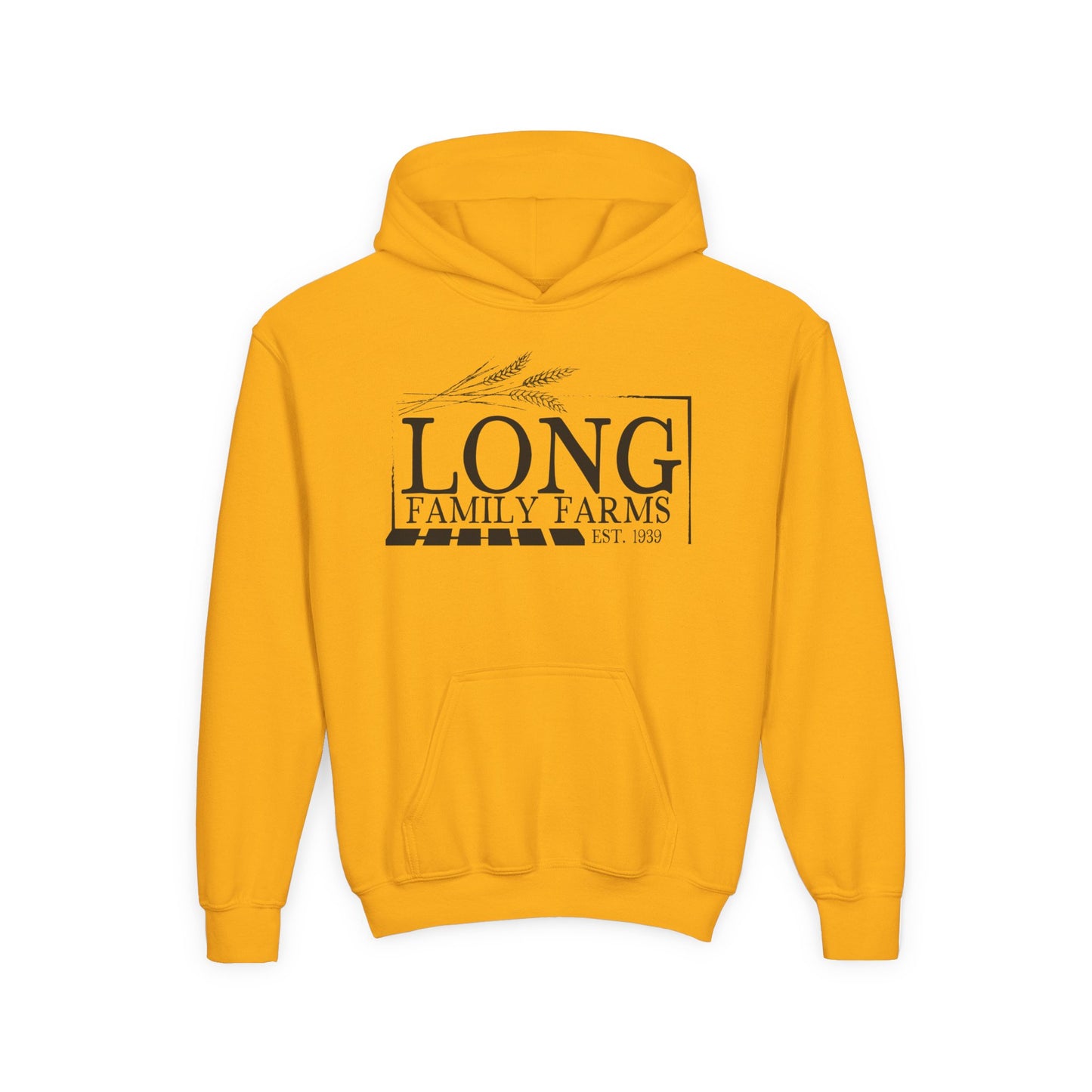 Tractor Print Hooded Sweatshirt (YOUTH)