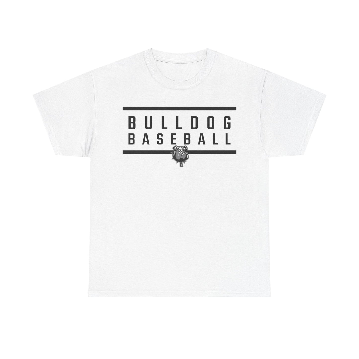 Bulldog Baseball Heavy Cotton T-shirt