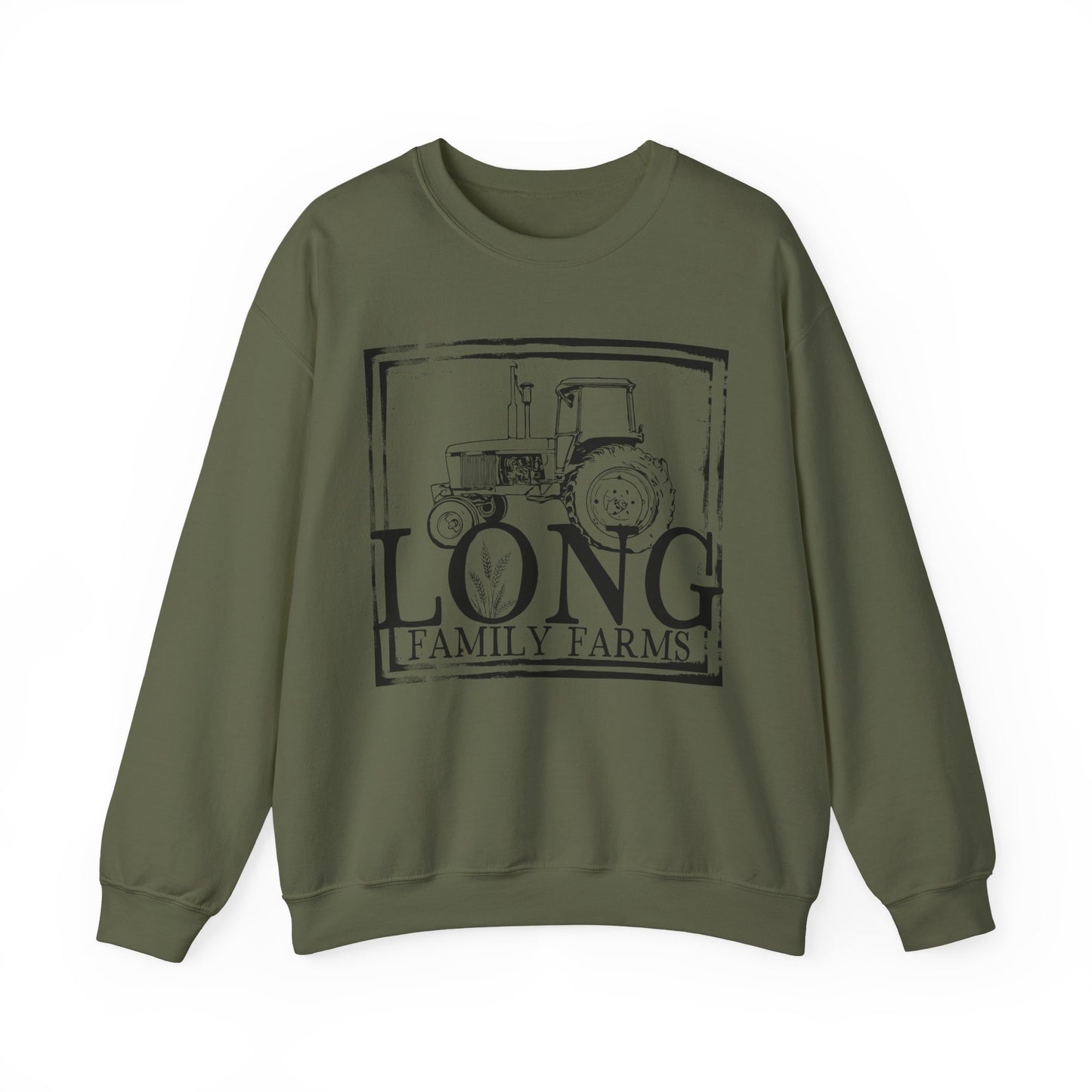 Tractor Print Crewneck Sweatshirt (ADULT)