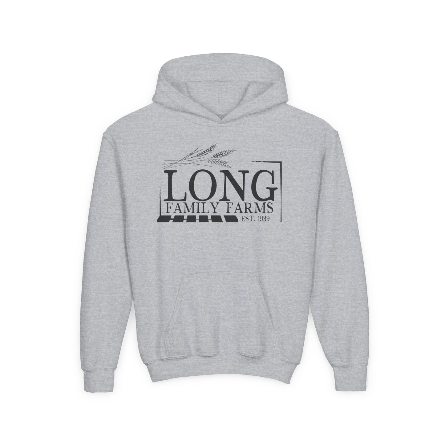 Tractor Print Hooded Sweatshirt (YOUTH)
