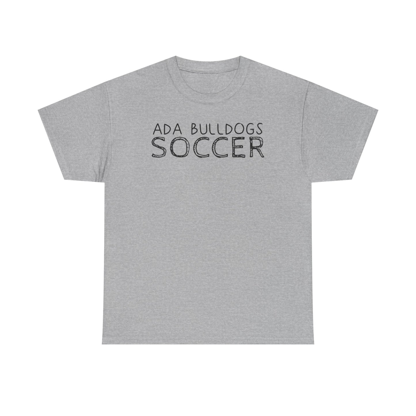 Ada Bulldogs Soccer Heavy Cotton T-shirt