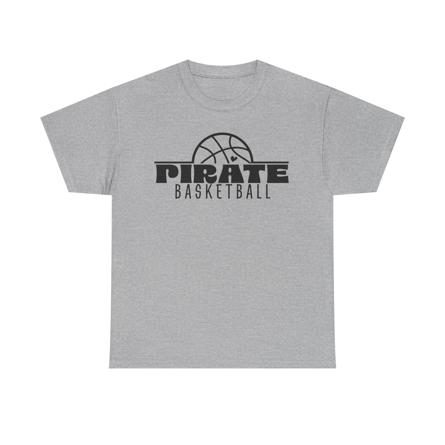 Bluffton Pirates Basketball Heavy Cotton T-shirt