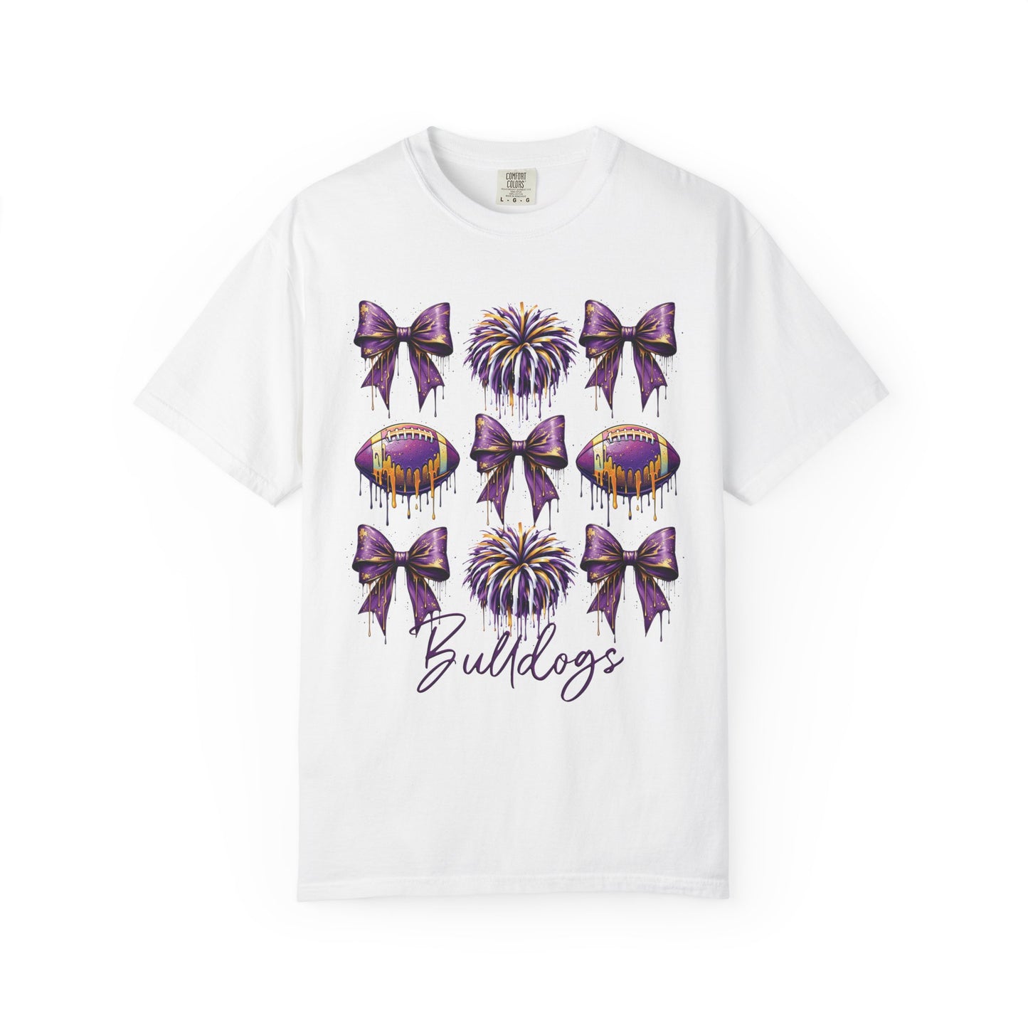 Ada Bulldogs Football Comfort Colors T-Shirt