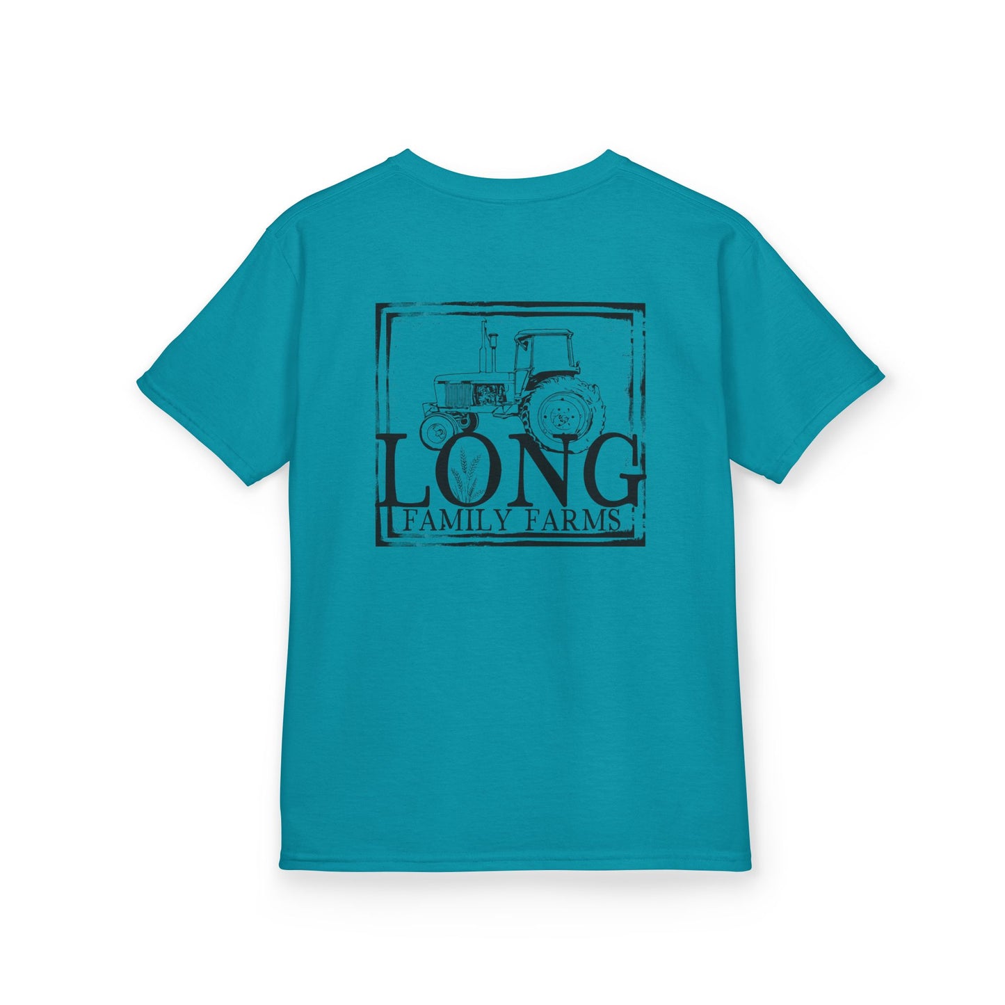 Tractor Print Heavy Cotton T-Shirt (YOUTH)