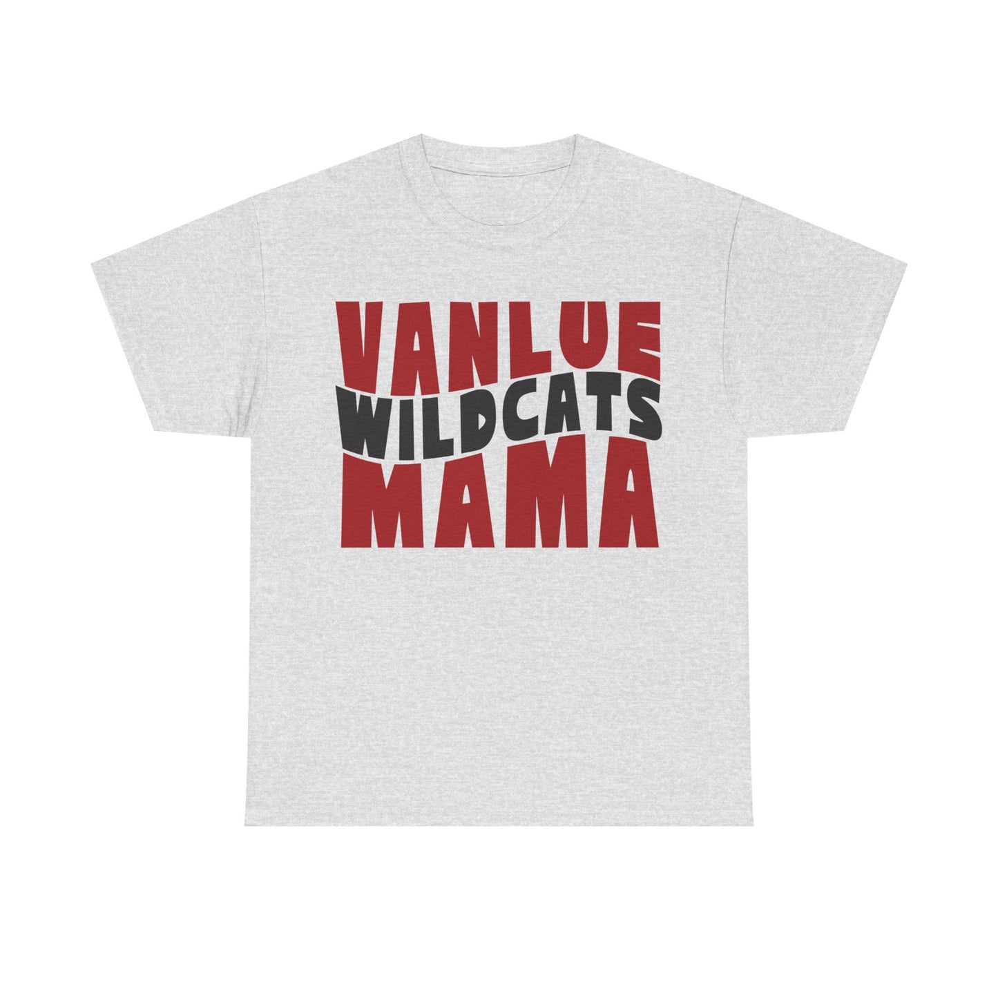 Vanlue Wildcats Mama Heavy Cotton T-shirt
