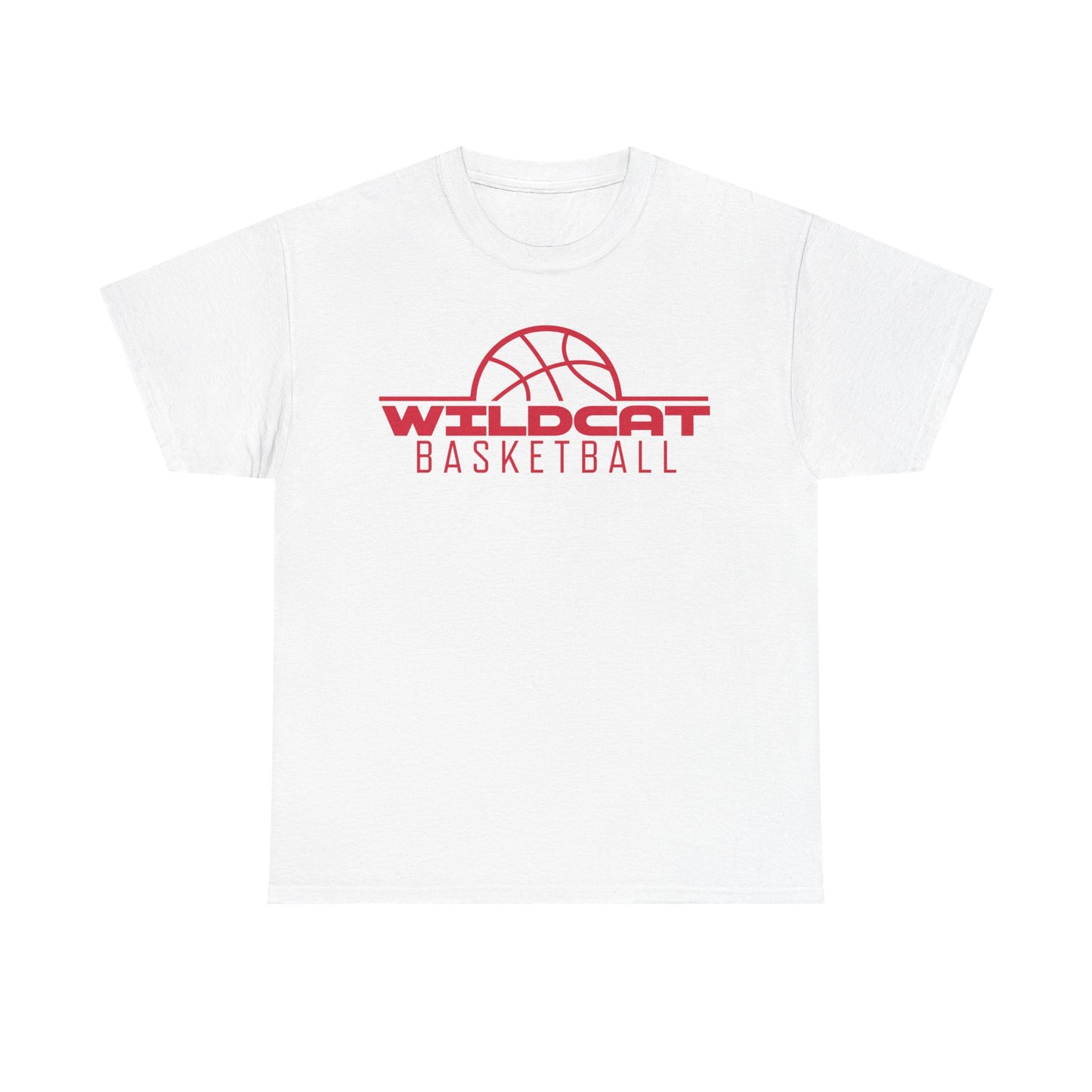 Vanlue Wildcats Basketball Heavy Cotton T-shirt