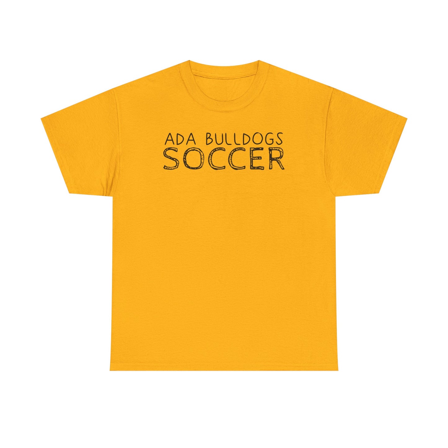 Ada Bulldogs Soccer Heavy Cotton T-shirt