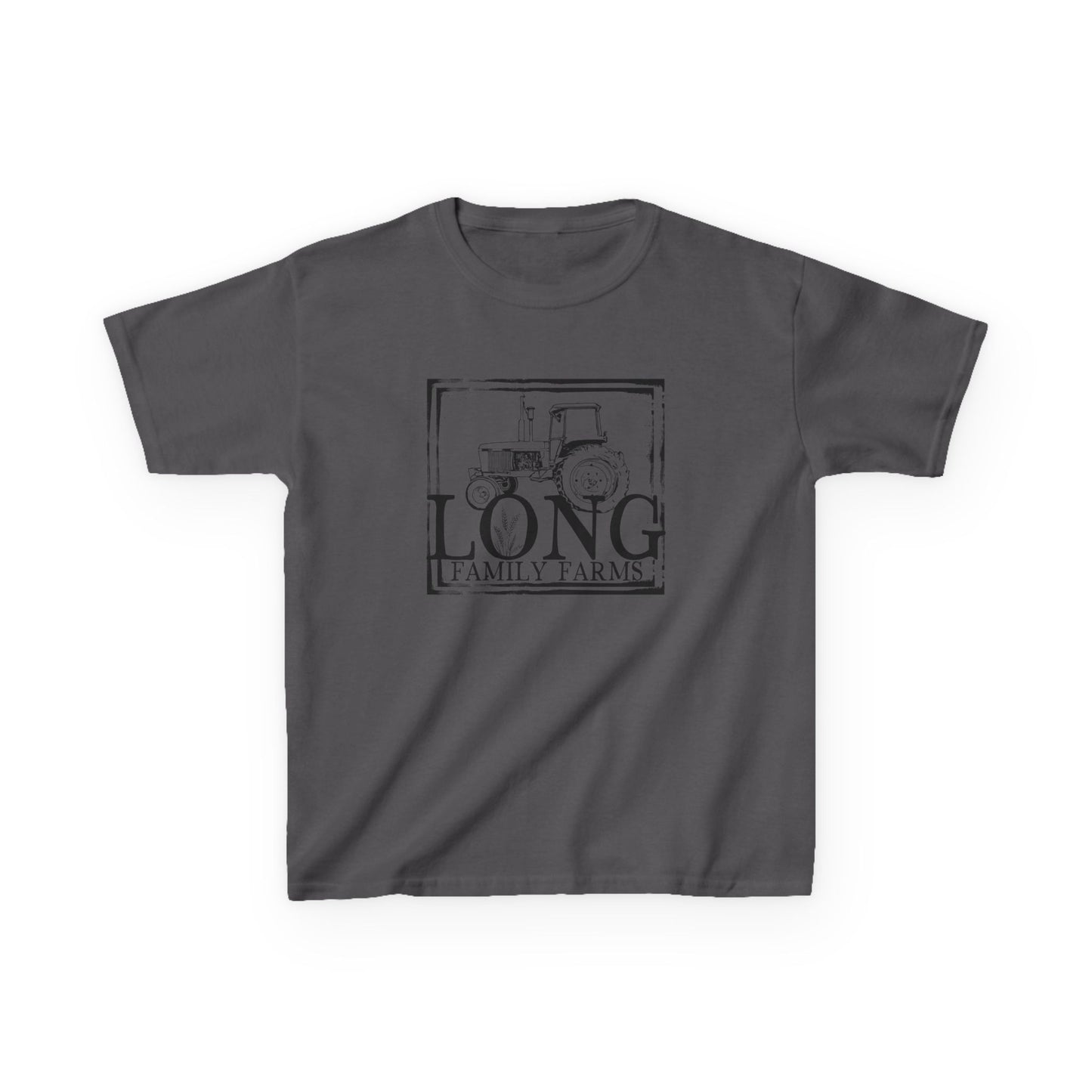 Tractor Print Heavy Cotton T-Shirt (YOUTH)
