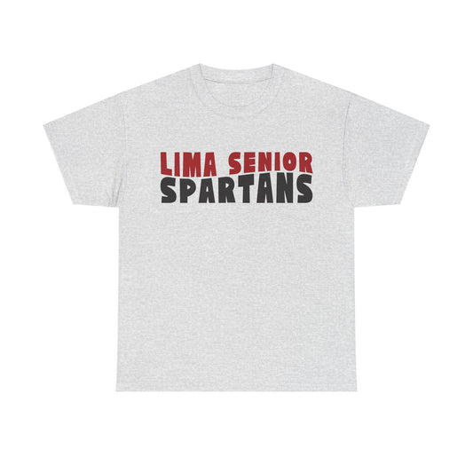 Lima Senior Spartans  Heavy Cotton T-shirt