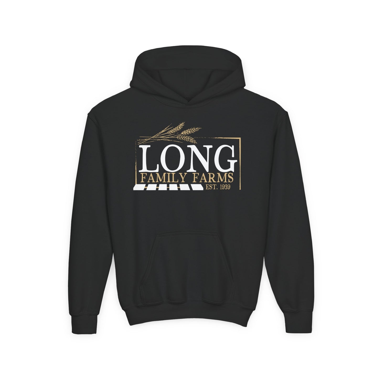 Tractor Print Hooded Sweatshirt (YOUTH)
