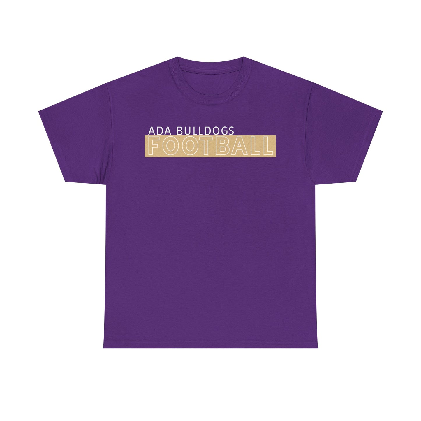 Ada Bulldogs Football Heavy Cotton T-shirt