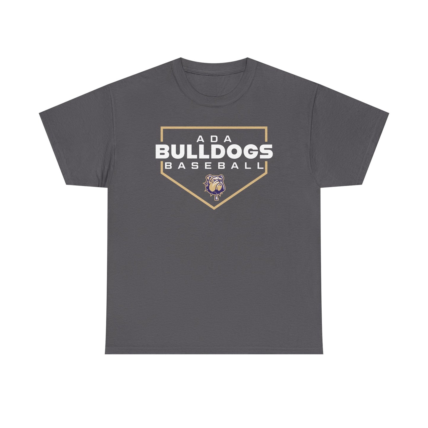 Ada Bulldogs Baseball Heavy Cotton T-shirt