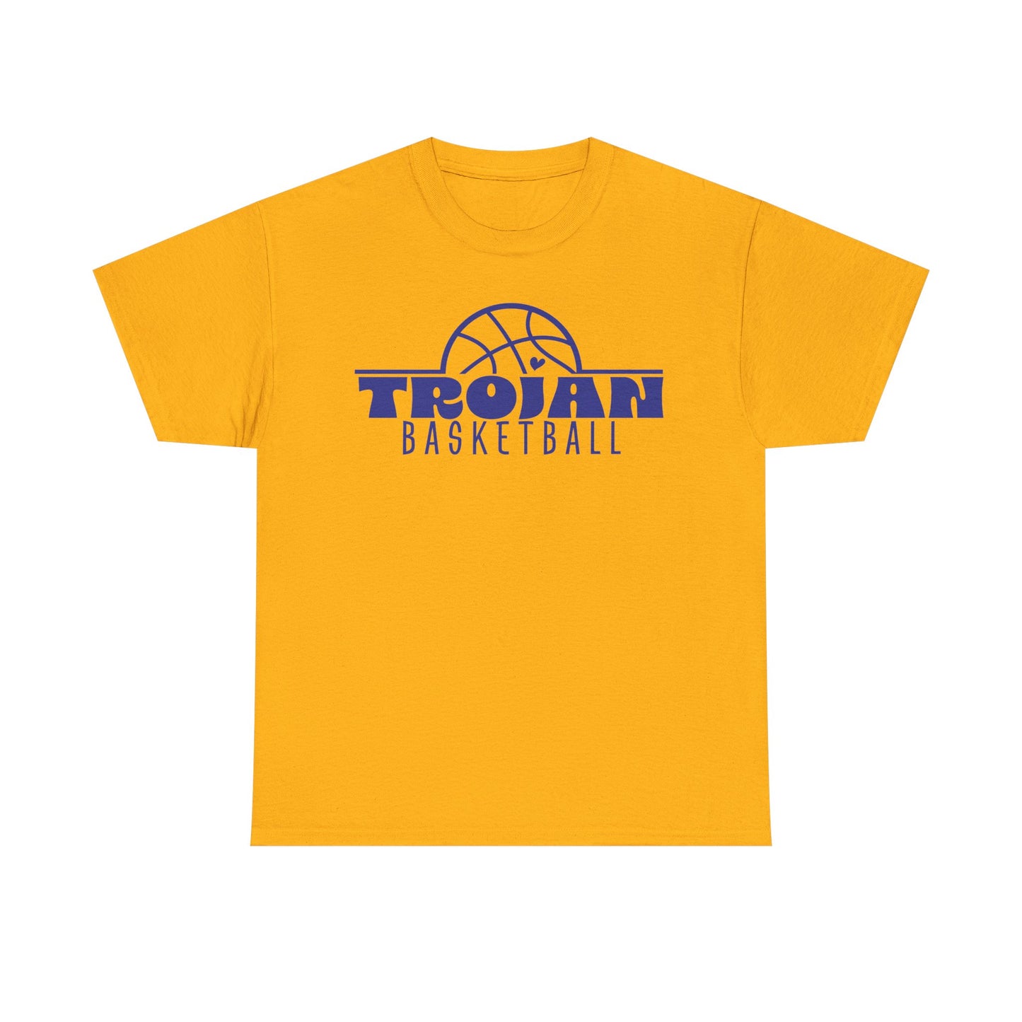 Findlay Trojans Basketball Heavy Cotton T-shirt