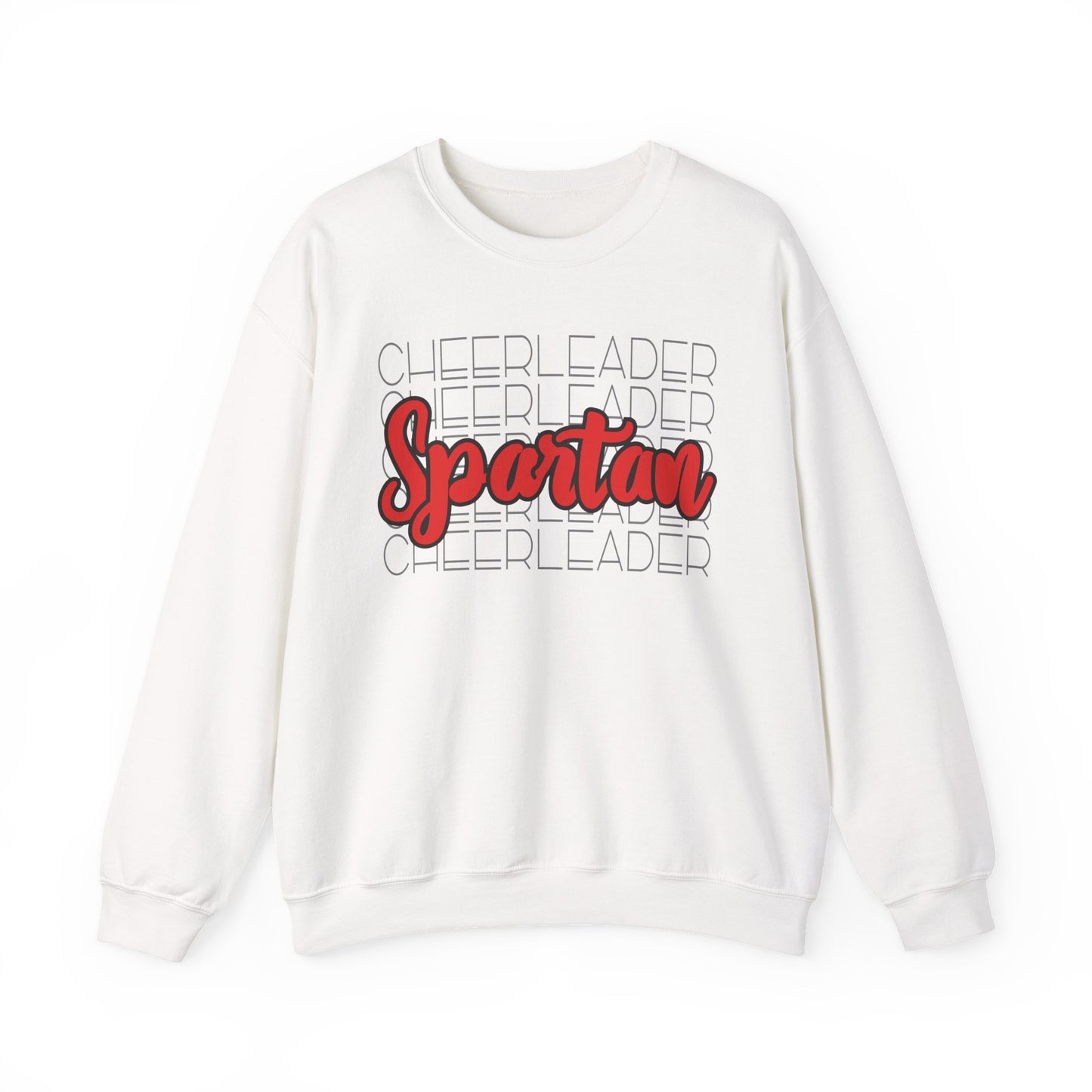 Lima Senior Spartans Cheerleader Crewneck Sweatshirt