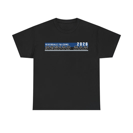 Riverdale Falcons 2026 Senior Dad Heavy Cotton T-shirt