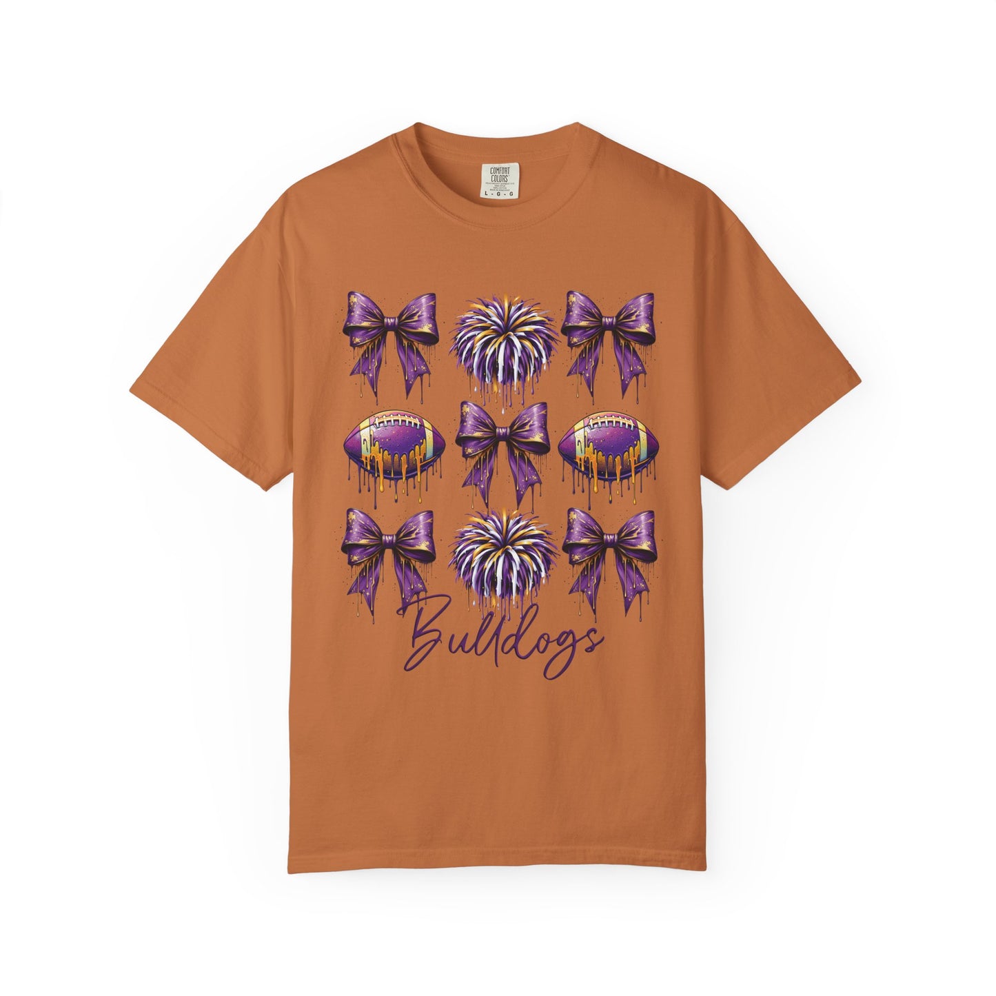 Ada Bulldogs Football Comfort Colors T-Shirt