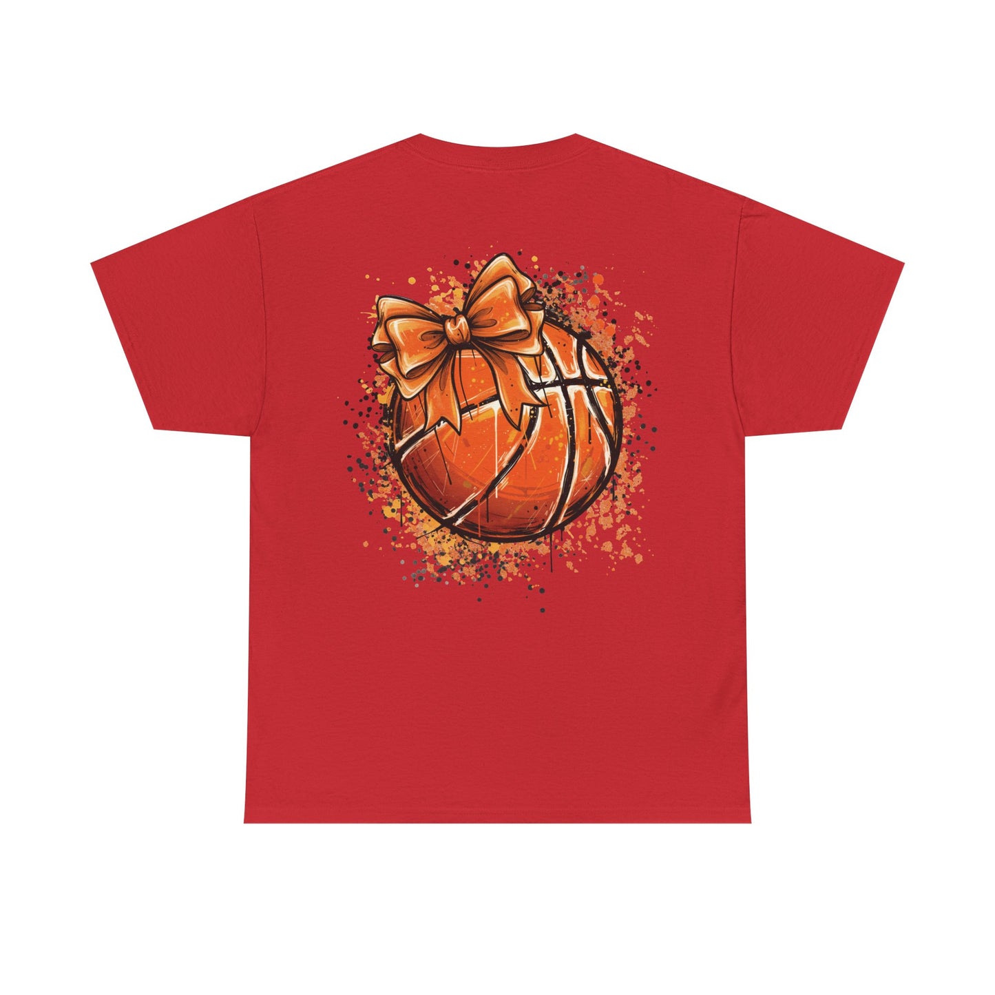 Vanlue Wildcats Basketball Heavy Cotton T-shirt