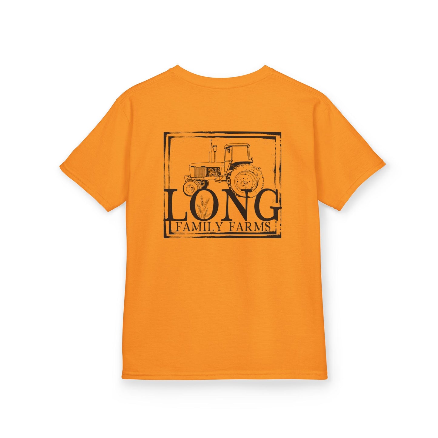 Tractor Print Heavy Cotton T-Shirt (YOUTH)