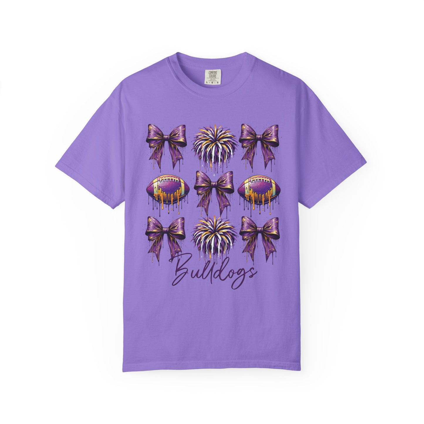 Ada Bulldogs Football Comfort Colors T-Shirt