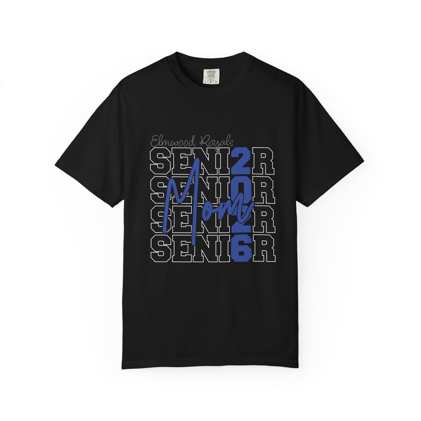 Elmwood Royals Senior Mom 2026 Comfort Colors T-Shirt