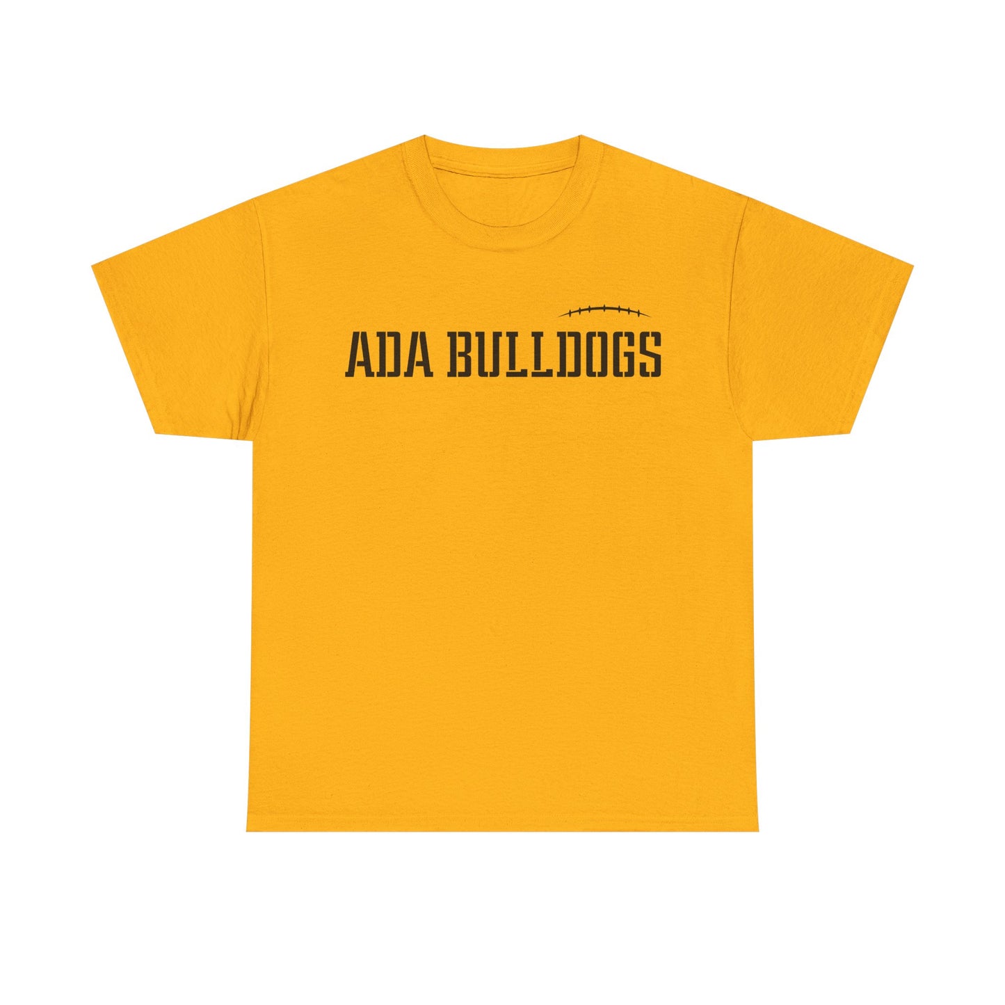 Ada Bulldogs Football Heavy Cotton T-shirt