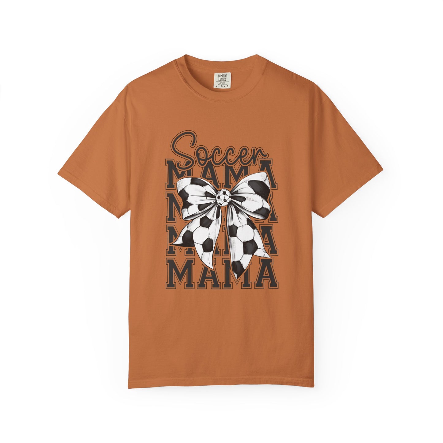 Orange & Black Soccer Mom Comfort Colors T-Shirt