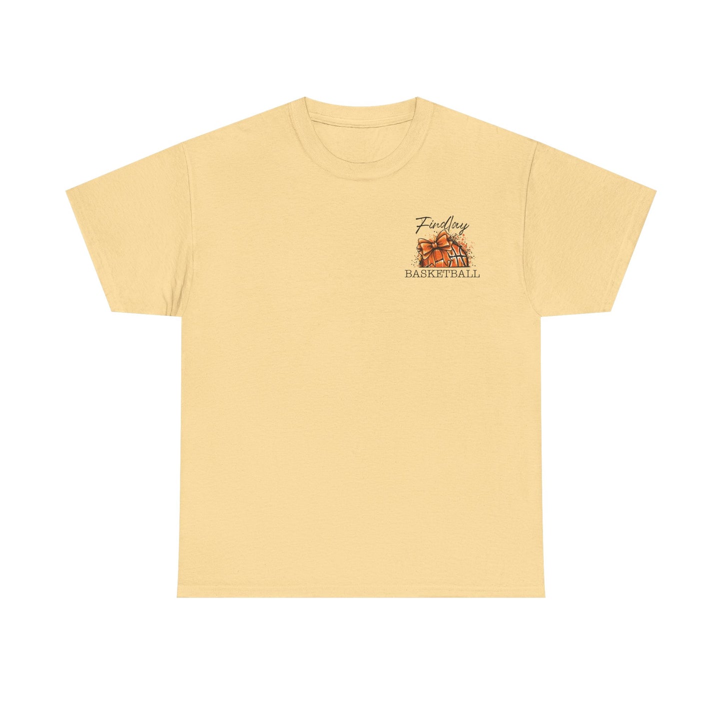 Findlay Trojans Basketball Heavy Cotton T-shirt