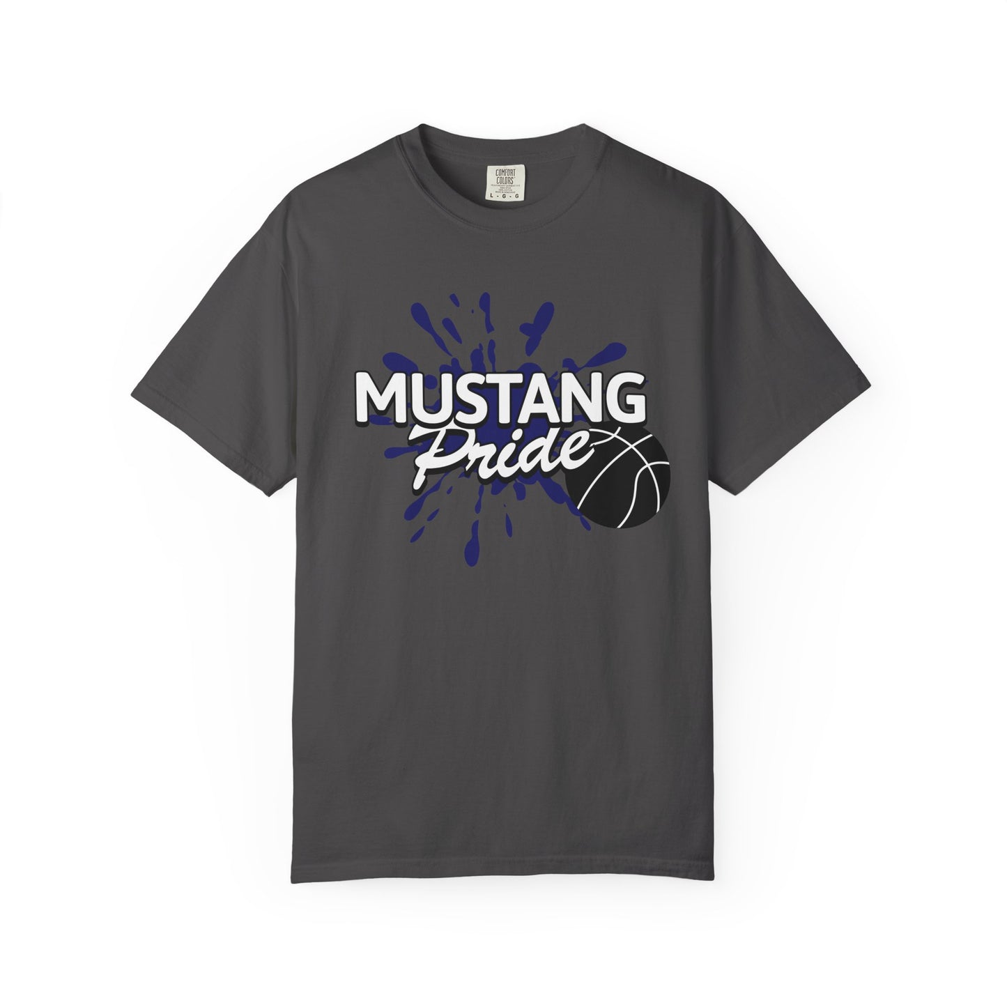 Allen East Mustangs Basketball Comfort Colors T-Shirt