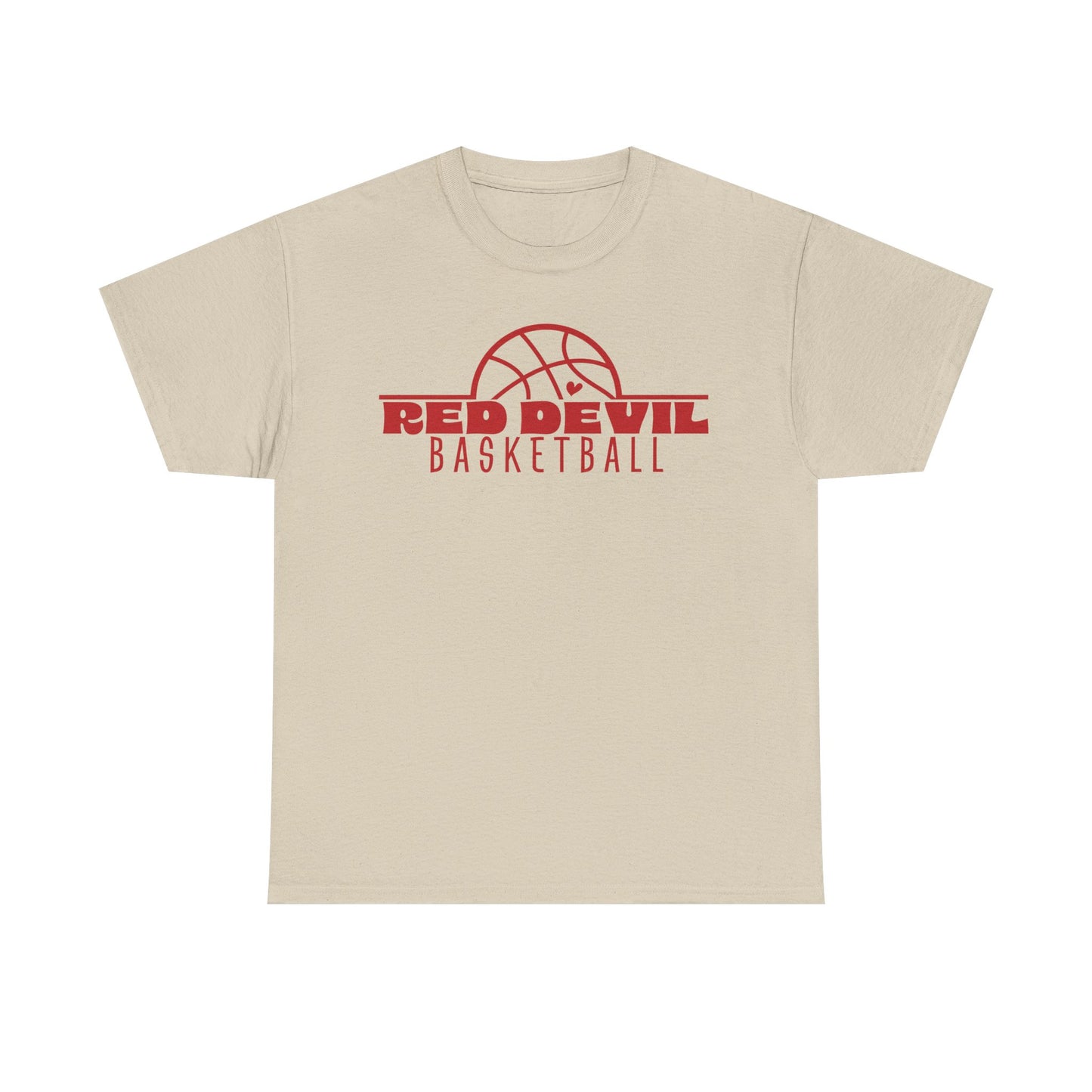 Arlington Red Devils Basketball Heavy Cotton T-shirt