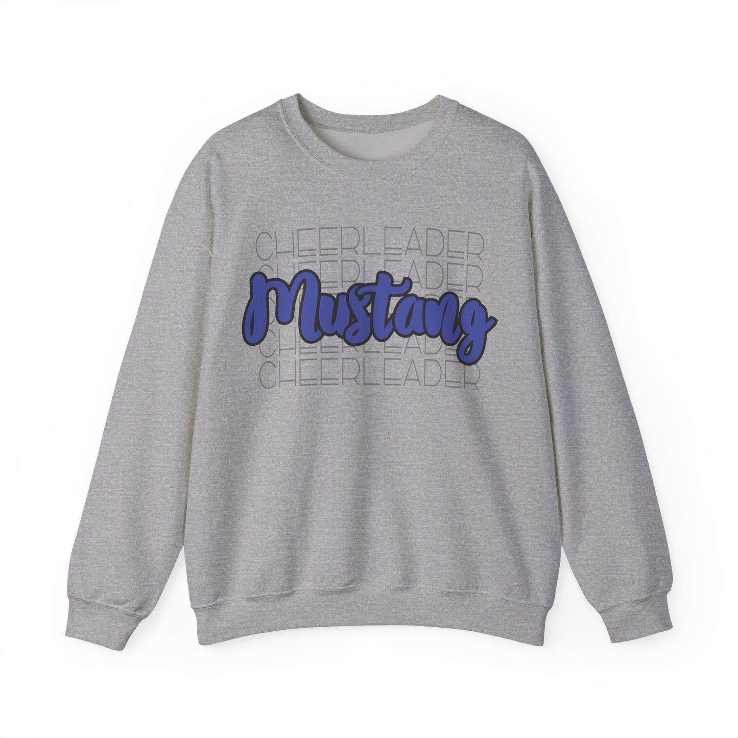 Allen East Mustangs Cheerleader Crewneck Sweatshirt