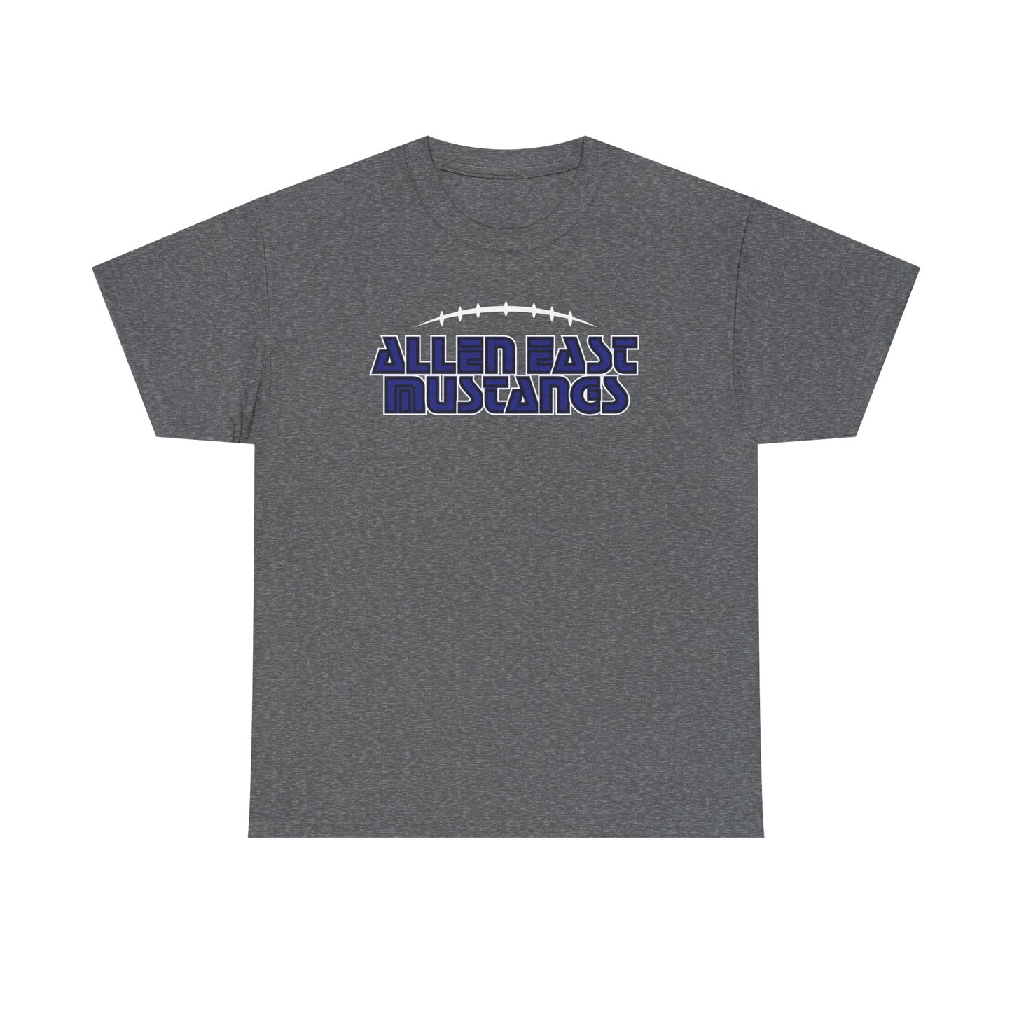 Allen East Mustangs Football Heavy Cotton T-shirt