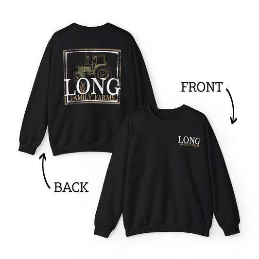 Tractor Print Crewneck Sweatshirt (ADULT)