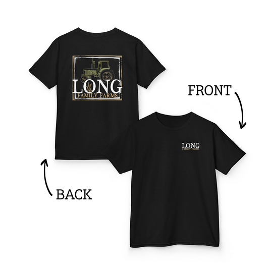 Tractor Print Heavy Cotton T-Shirt (YOUTH)