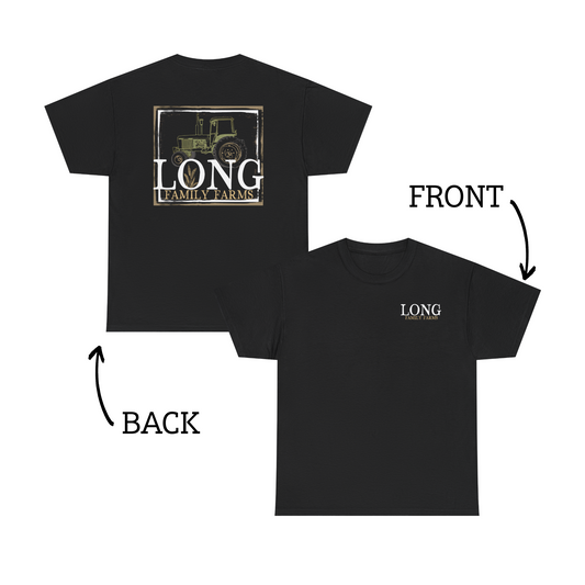 Tractor Print Heavy Cotton T-Shirt (ADULT)