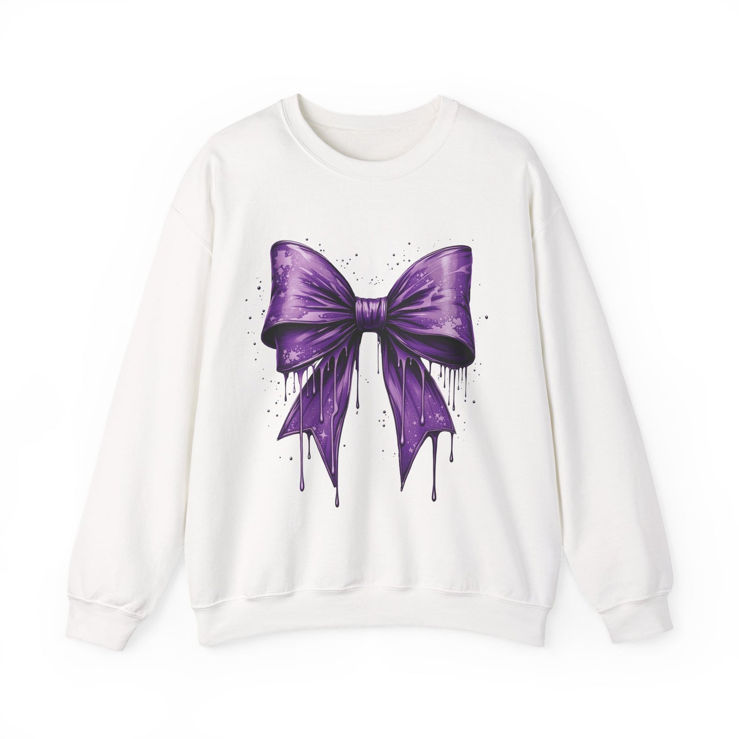 Purple Bow Sweatshirt