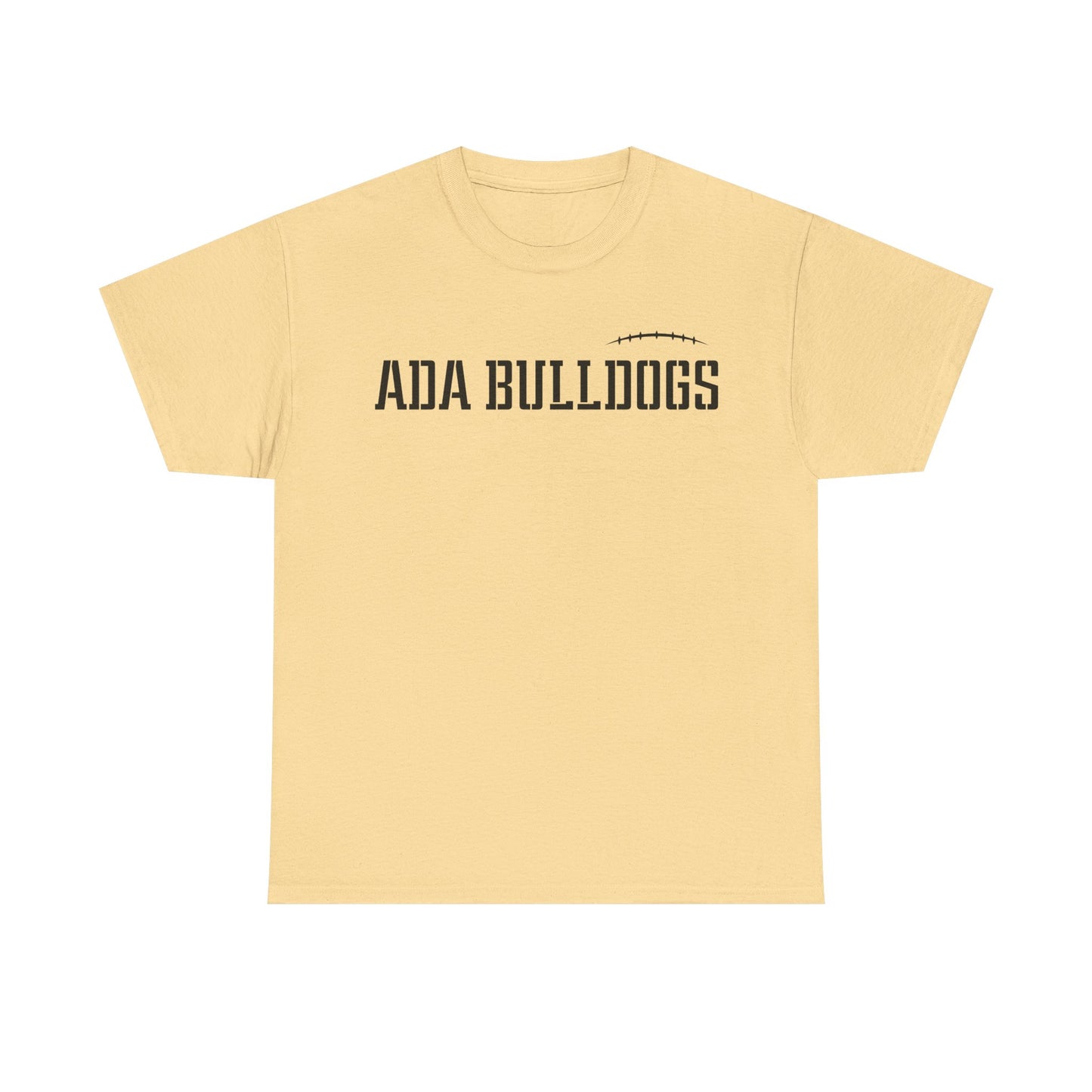 Ada Bulldogs Football Heavy Cotton T-shirt