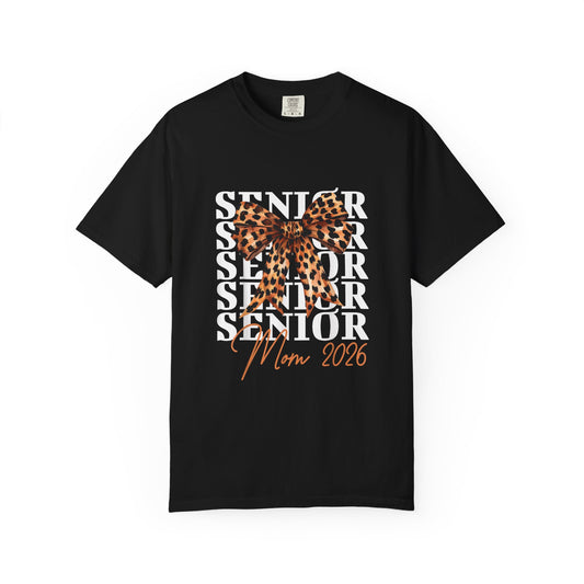 Senior Mom ORANGE bow 2026 Comfort Colors T-Shirt