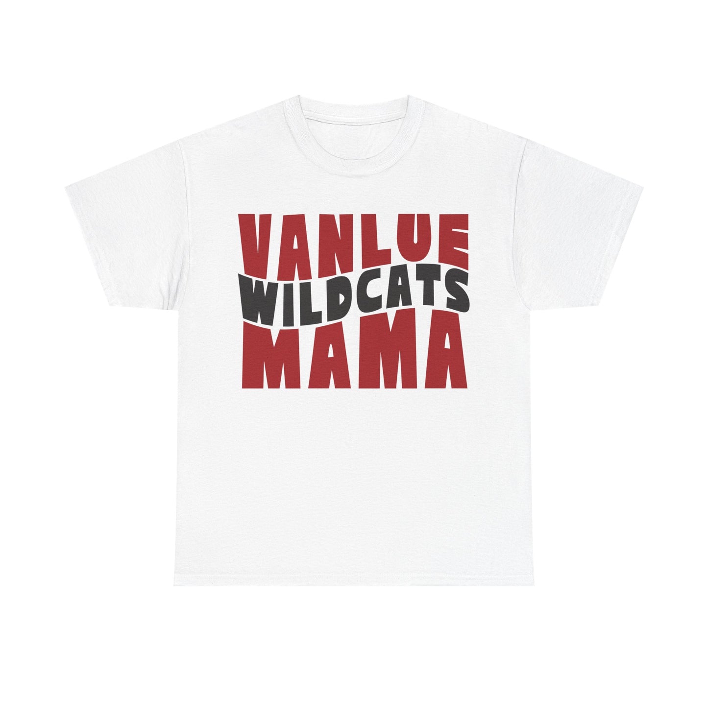 Vanlue Wildcats Mama Heavy Cotton T-shirt