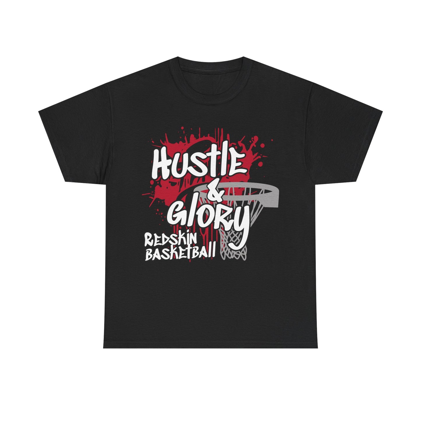 Arcadia Redskins Basketball Heavy Cotton T-shirt