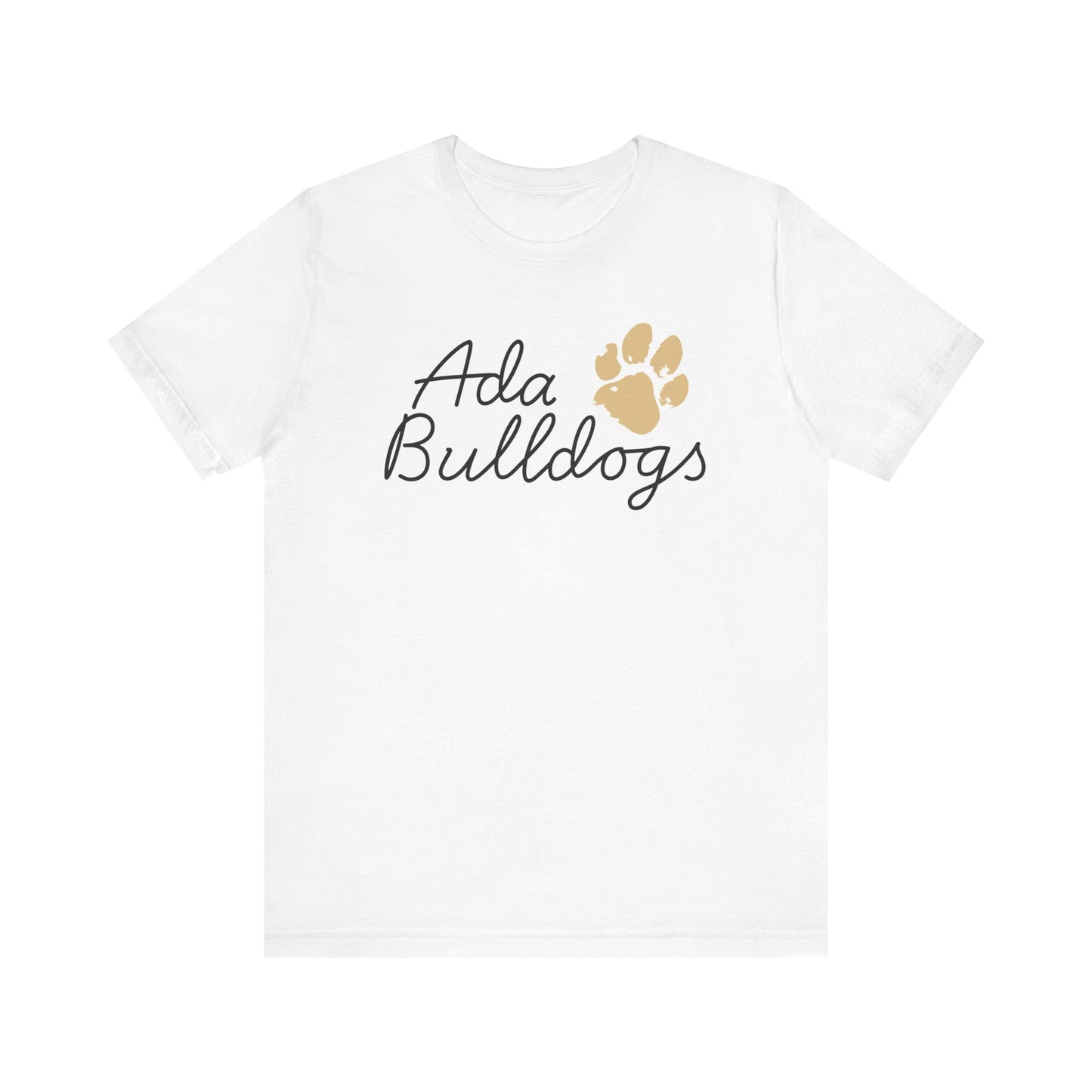 Ada Bulldog Paw Print T-Shirt
