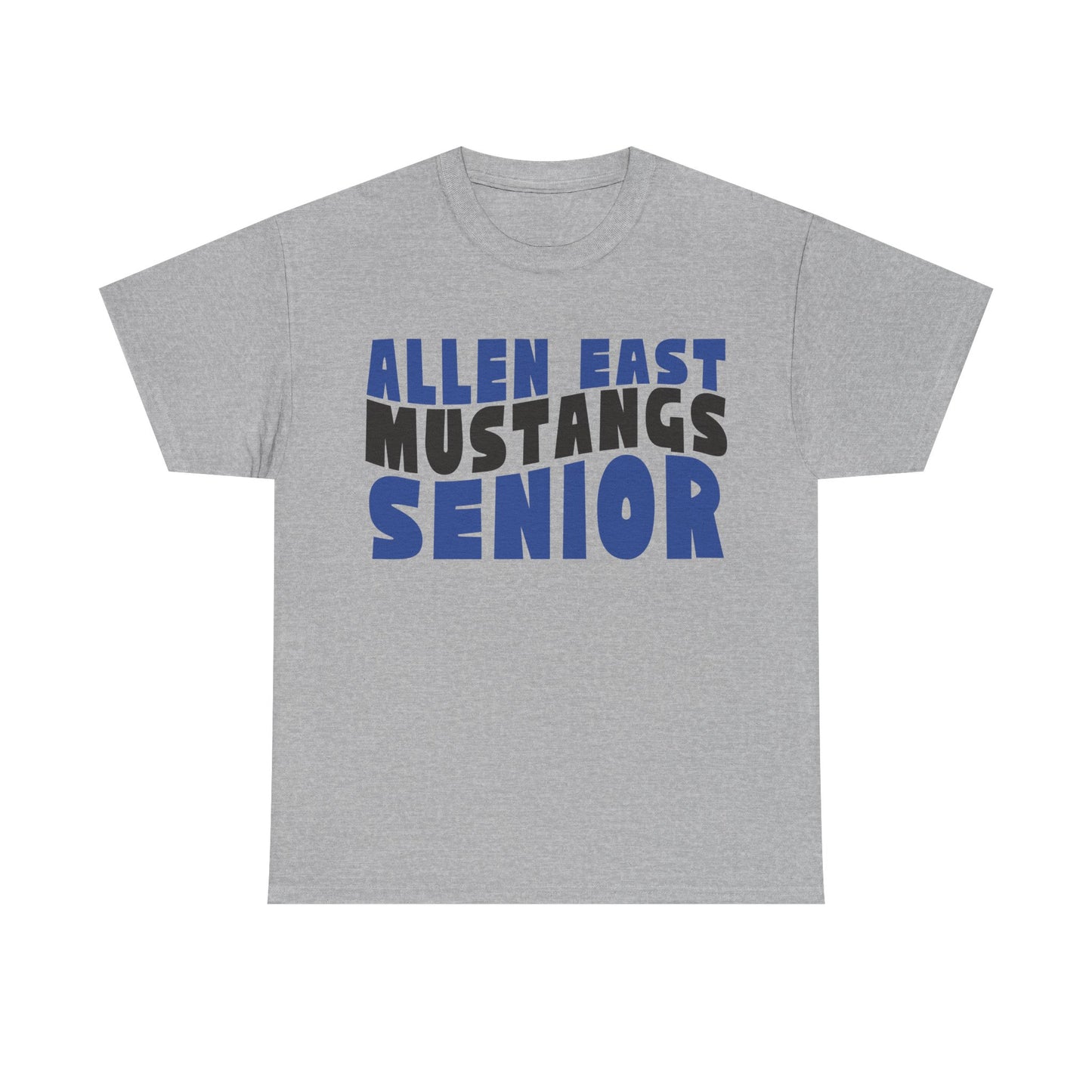 Allen East Mustangs Senior Heavy Cotton T-shirt