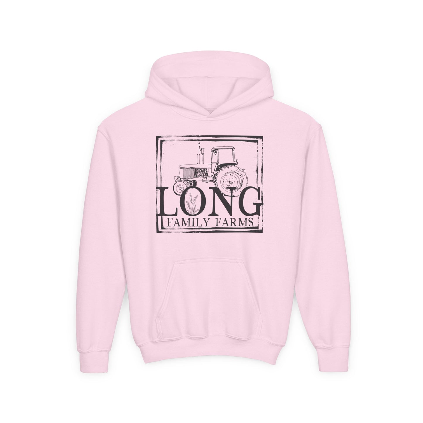 Tractor Print Hooded Sweatshirt (YOUTH)