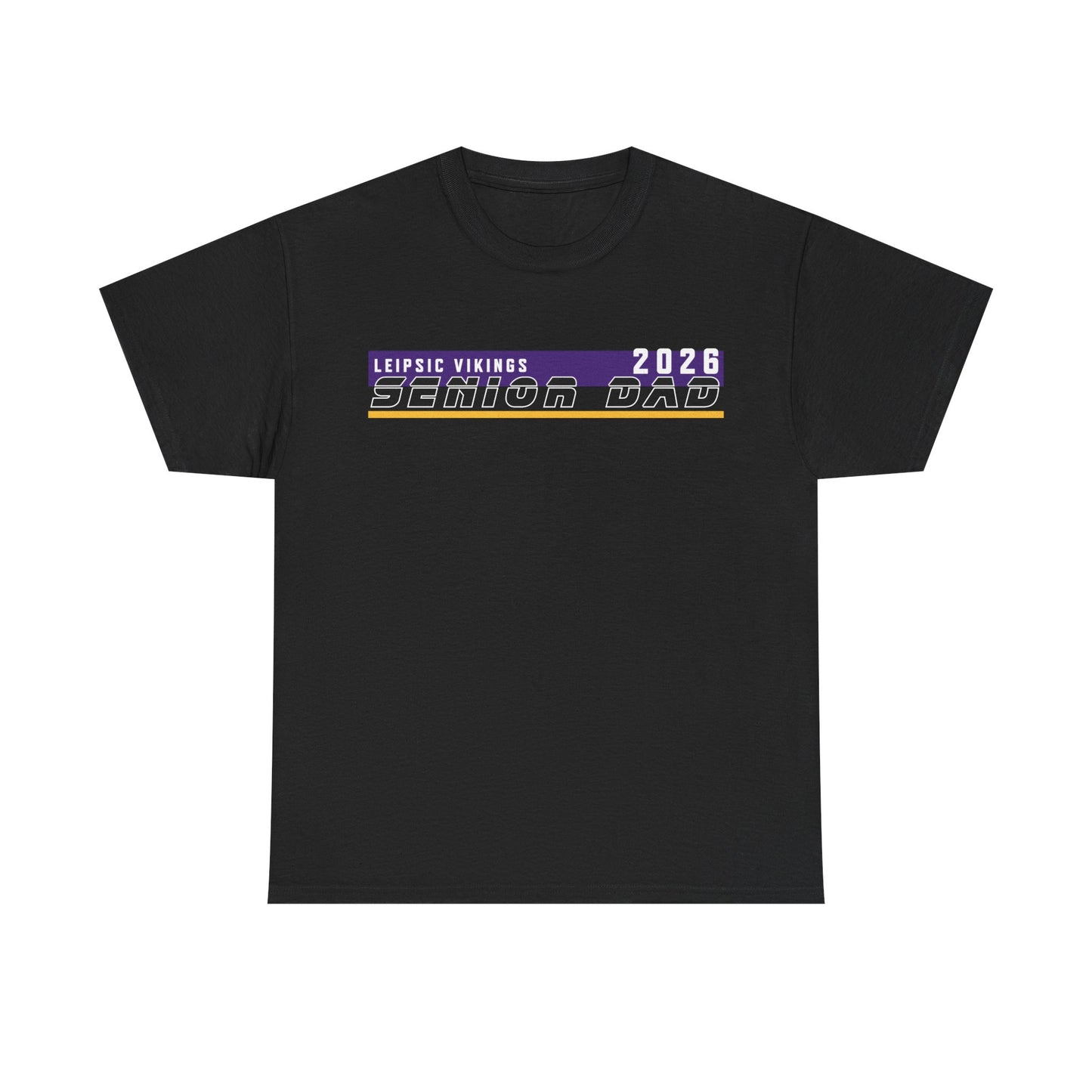 Leipsic Vikings 2026 Senior Dad Heavy Cotton T-shirt