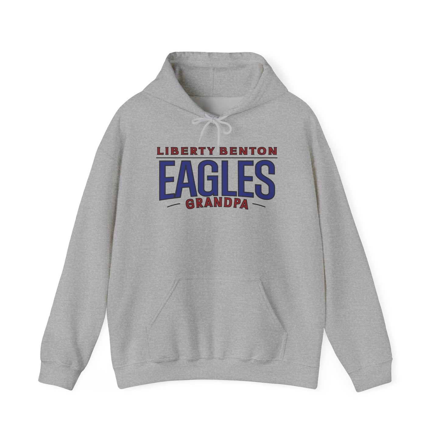 Liberty Benton Eagles Grandpa Hooded Sweatshirt