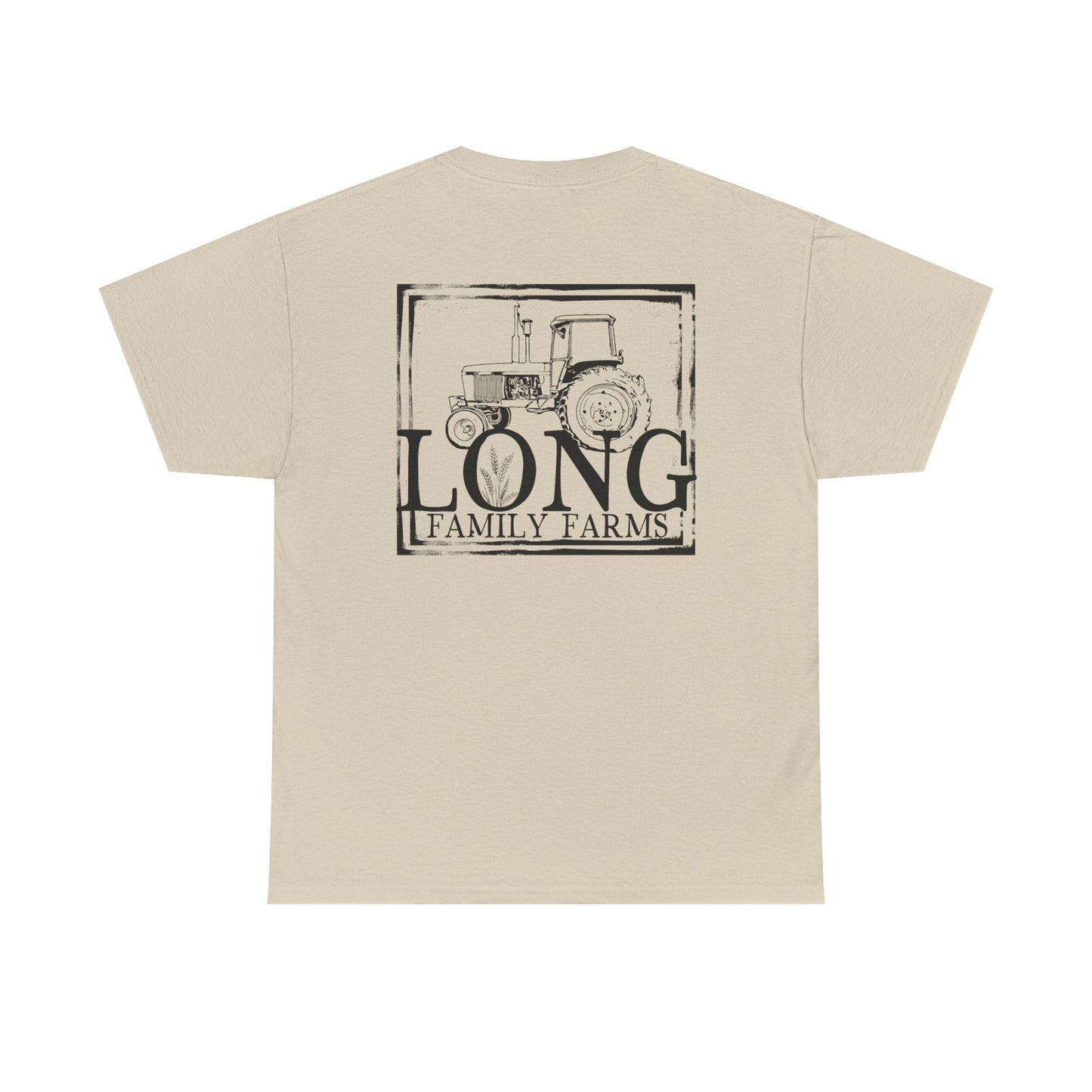 Tractor Print Heavy Cotton T-Shirt (ADULT)